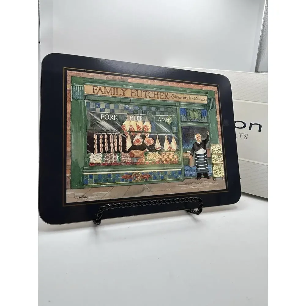 Jason Cork Backed Wooden Place Mats. Vintage 1959 New Zealand